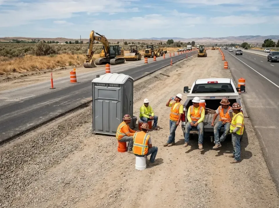 highway-road-construction-crew-007 — frequently asked questions, Porta Potty and Restroom Rentals in Calera, OK